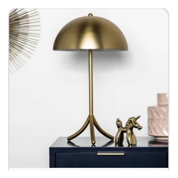 Project 62 Other - PROJECT 62 • Elegant Gold Brass Dome Shade Metal Table Lamp